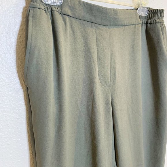 Anthropologie The Essential Pull On Trouser Green S - Picture 3 of 8
